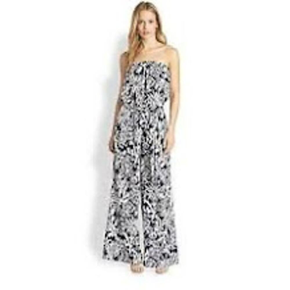 LILLY PULITZER FARRAH JUMPSUIT IN BLUE SIZE MEDIUM - Picture 5 of 7